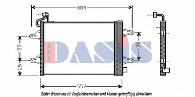 AKS DASIS 492000n -  Конденсатор, кондиционер